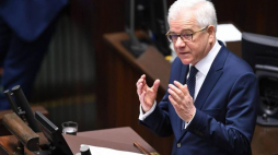  Jacek Czaputowicz wygłasza expose dotyczące polityki zagranicznej rządu w 2018 roku. Fot. PAP/R. Pietruszka