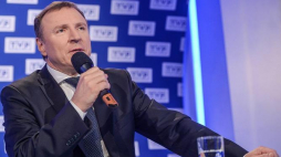 Prezes TVP Jacek Kurski. Fot. PAP/S. Leszczyński