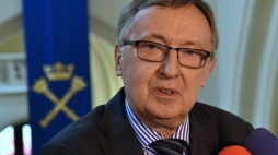 Prof. Wojciech Nowak - przewodniczący KRUP, rektor UJ. 2015 r. Fot. PAP/J. Bednarczyk