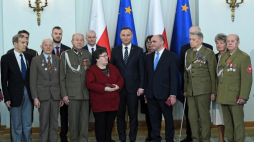Prezydent Andrzej Duda wręczył w Pałacu Prezydenckim odznaczenia państwowe w ramach obchodów Narodowego Dnia Żołnierzy Wyklętych. Fot. PAP/R. Pietruszka