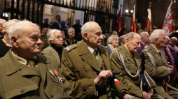 Msza w Kaplicy Cudownego Obrazu na Jasnej Górze podczas pielgrzymki Kombatantów Podziemia Antykomunistycznego. Fot. PAP/W. Deska