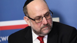 Naczelny rabin Polski Michael Schudrich. Fot. PAP/L. Szymański