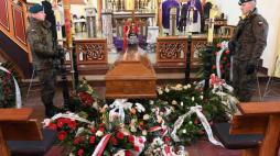 Uroczystości pogrzebowe ppor. Wiktora Sumińskiego, ps. "Kropidło". Fot. PAP/M. Bielecki