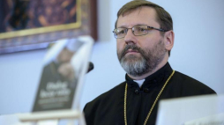 Zwierzchnik Ukraińskiego Kościoła Greckokatolickiego abp Światosław Szewczuk. Fot. PAP/M. Obara 