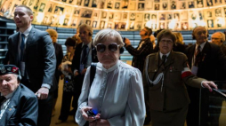  Sprawiedliwa wśród Narodów Świata Irena Sendecka-Rzońca w Yad Vashem w Jerozolimie. Fot. PAP/A. Guz