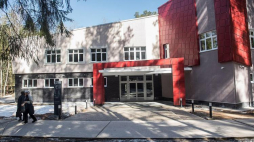  Nowy budynek Muzeum Historii Stosunków Polsko-Rosyjskich na terenie państwowego Kompleksu Memorialnego „Katyń”. 08.04.2018. Fot. PAP/W. Pacewicz