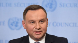 Prezydent Andrzej Duda w siedzibie ONZ w Nowym Jorku. Fot. PAP/R. Pietruszka