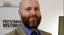 Marcin Majewski z IPN. 2017 r. Fot. PAP/T. Gzell