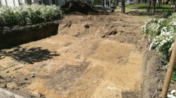 Prace poszukiwawczo-ekshumacyjnych na terenie Parku Heweliusza w Poznaniu. Źródło: Biuro Poszukiwań i Identyfikacji IPN