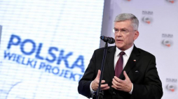 Marszałek Senatu Stanisław Karczewski podczas uroczystości otwarcia VIII Kongresu Polska Wielki Projekt w Warszawie. Fot. PAP/M. Obara