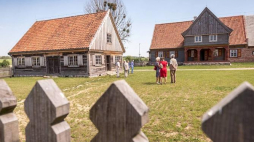 Otwarcie parku etnograficznego poświęconego mennonitom (olędrom) w Wielkiej Nieszawce. Fot. PAP/T. Żmijewski
