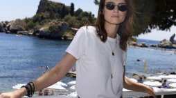 Kasia Smutniak. Taormina, 30.06.2018. Fot. PAP/EPA