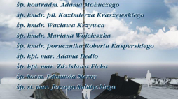Uroczystości pogrzebowe 9 marynarzy - ofiar zbrodni komunistycznej na gdyńskim Cmentarzu Marynarki Wojennej