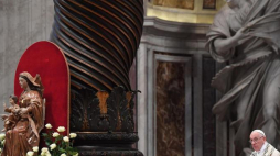 Papież Franciszek podczas konsystorza w bazylice świętego Piotra. Watykan, 28.06.2018. Fot. PAP/EPA 