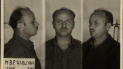 Major Zygmunt Szendzielarz „Łupaszka”- zdjęcie wykonane w MBP w 1948 r. Fot. IPN