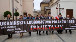 Uczestnicy XXIV Światowego Zjazdu i Pielgrzymki Kresowian na Jasną Górę. Fot. PAP/W. Deska