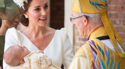 Książę Louis, najmłodszy syn księcia Williama i księżnej Kate, został ochrzczony w poniedziałek 9 bm. Fot. PAP/EPA