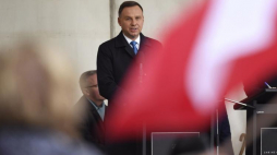 Prezydent Andrzej Duda podczas oficjalnej wizyty w Australii. Melbourne, 19 08 2018. Fot. PAP/EPA/W. West/POOL