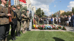 Uroczystość w 74. rocznicę wyzwolenia przez Batalion „Zośka” niemieckiego obozu „Gęsiówka”. Fot. PAP/P. Supernak