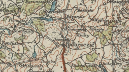 Podbrzezie na przedwojennej mapie Wojskowego Instytutu Geograficznego. Źródło: CBN Polona 