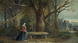 Obraz „Wspomnienia” Józefa Szermentowskiego. Fot. www.agraart.pl. Źródło: Wikimedia Commons