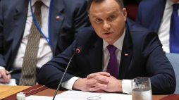 Nowy Jork, USA, 26.09.2018. Prezydent RP Andrzej Duda podczas posiedzenia Rady Bezpieczeństwa ONZ. Fot. PAP/R. Pietruszka