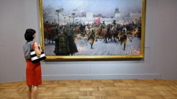 Wystawa „Józef Brandt 1841-1915” w Muzeum Narodowym w Warszawie. Fot. PAP/R. Pietruszka