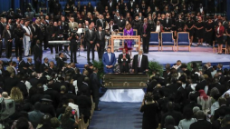 Uroczystości pogrzebowe Arethy Franklin w Detroit. Fot. PAP/EPA