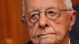 Prof. Stanisław Juchnowicz - przewodniczący Społecznego Komitetu Budowy Pomnika AK. Fot. PAP/J. Bednarczyk