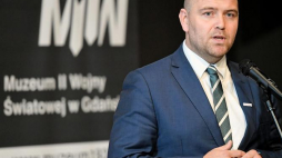 Dyrektor Muzeum II Wojny Światowej w Gdańsku dr Karol Nawrocki. 07.2018. Fot. PAP/A. Warżawa