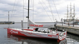  Gdynia, 12.09.2018. Prezentacja jachtu „I love Poland", przy Nabrzeżu Prezydenckim w Gdyni. Fot. PAP/A. Warżawa
