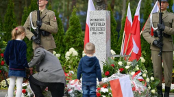 Uroczystości pn. "Żołnierz Niepodległej Rotmistrz Pilecki - Bohater Niezwyciężony" w Otwocku. Fot. PAP/P. Piątkowski