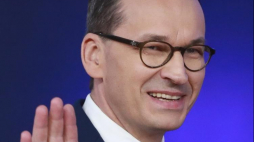 Premier Mateusz Morawiecki. Fot. PAP/EPA/S. Lecocq