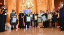 Uroczysta gala wręczenia nagród Totus Tuus na Zamku Królewskim. Warszawa, 13.10.2018. Fot. PAP/R. Pietruszka