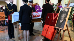 Pogrzeb Dowódcy Obrony Wybrzeża 1939 r. admirała Józefa Unruga i Jego Małżonki Zofii Unrug. Gdynia, 02.10.2018. Fot. PAP/A. Warżawa