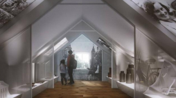 Wizualizacja koncepcji wystawy stałej w Muzeum-Domu Rodziny Pileckich w Ostrowi Mazowieckiej. Źródło: MuzeumPileckich.pl 