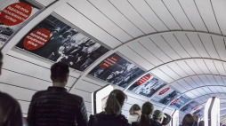 Wystawa „100-lecie odzyskania przez Polskę niepodległości” w kijowskim metrze. Źródło: Instytut Polski w Kijowie