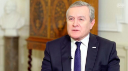 Wicepremier, minister kultury i dziedzictwa narodowego prof. Piotr Gliński. Źródło: Serwis Wideo PAP