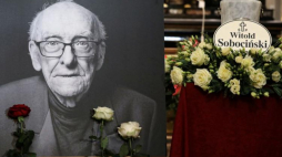 Uroczystości pogrzebowe operatora filmowego Witolda Sobocińskiego w Kościele Wizytek w Warszawie. Witold Sobociński zmarł 19 listopada br. w wieku 89 lat. PAP/T. Gzell