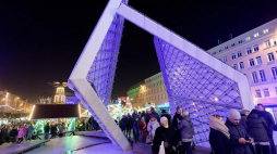 Jarmark bożonarodzeniowy „Betlejem Poznańskie” na Placu Wolności w Poznaniu. 17.11.2018. Fot. PAP/J. Kaczmarczyk