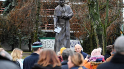 Odsłonięcie pomnika ks. Idziego Radziszewskiego w Lublinie. Fot. PAP/W. Pacewicz