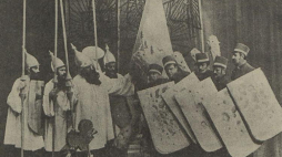 „Święto Winkelrida” w reż. Kazimierza Dejmka w Teatrze Nowym w Łodzi. 1956 r. Źródło: CBN Polona