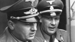 Hans Frank (L) i Odilo Globocnik. Fot. NAC