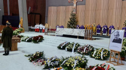 Uroczystości pogrzebowe prof. Ryszarda Peryta w Świątyni Opatrzności Bożej w Warszawie. Fot. PAP/J. Kamiński