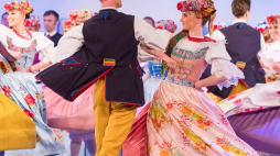 Występ Zespołu Pieśni i Tańca „Śląsk” im. Stanisława Hadyny. Fot. PAP/A. Grygiel