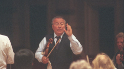 Henryk Szeryng. 1987 r. Fot. PAP/PAI/J. Ochoński