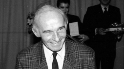 Henryk Bista podczas uroczystości wręczenia Złotych Ekranów 1990.02.26. Fot. CAF C.Langda
