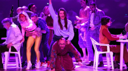 Przedpremierowy pokaz spektaklu „Mistrz i Małgorzata” Michaiła Bułhakowa w reżyserii Cezarego Ibery na scenie Teatru im. Wandy Siemaszkowej w Rzeszowie. 28.03.2019, Fot. PAP/D. Delmanowicz