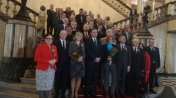 Uroczystość wręczenia Krzyży Wolności i Solidarności. Katowice, 22 marca 2019 r. Źródło: IPN