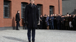 Premier Mateusz Morawiecki podczas uroczystości. Fot. PAP/A. Reszko
